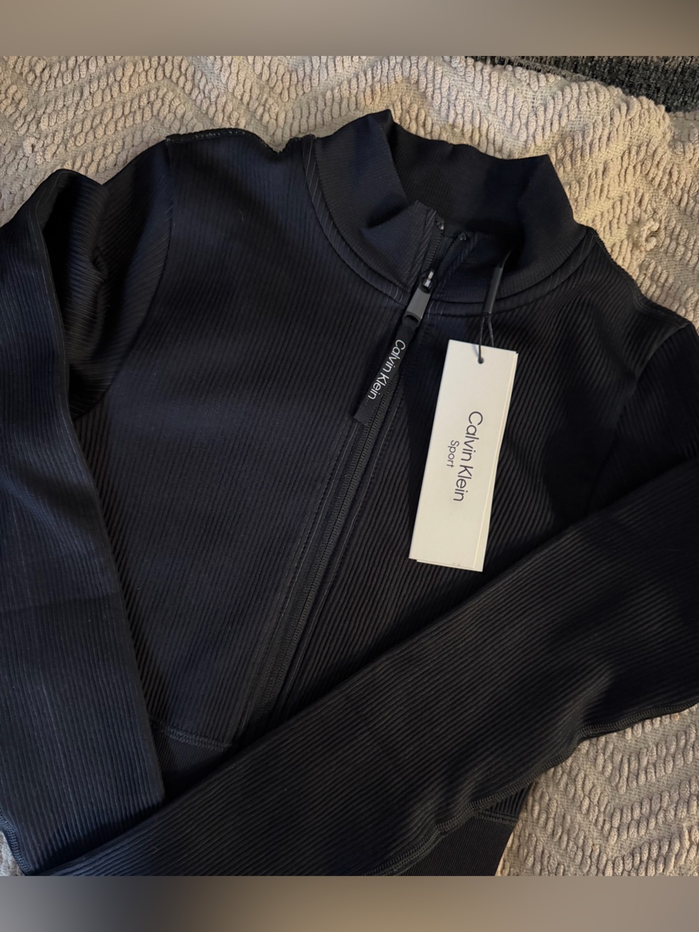 Calvin Klein Black Ribbed Set
